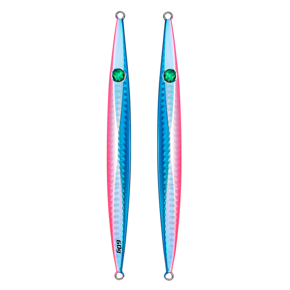 JIGGINGPRO D-Slide Jack Eye 60g 80g 100g Vertical Jigging Lure Saltwater Metal Jig