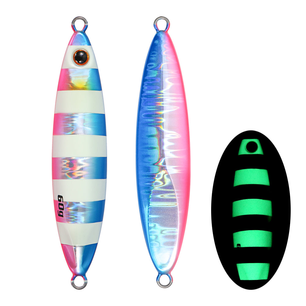 JIGGING PRO Slow Blatt Cast Wide 20g/30g/40g/60g Shore Jigging Lure Long Cast Metal Jigs Fishing Bait