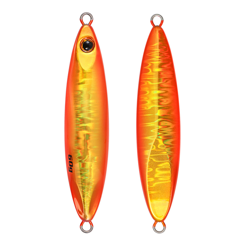 JIGGING PRO Slow Blatt Cast Wide 20g/30g/40g/60g Shore Jigging Lure Long Cast Metal Jigs Fishing Bait