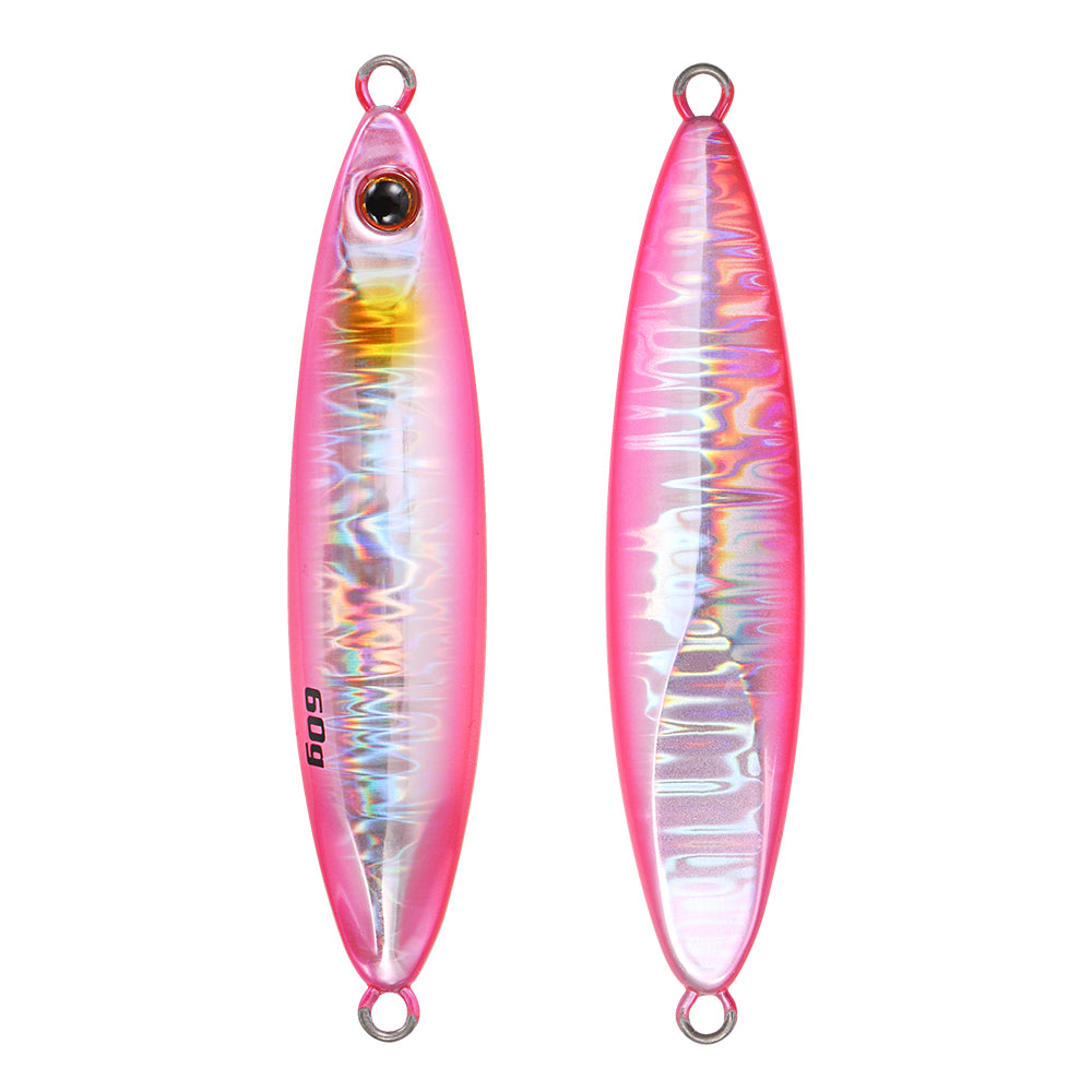 JIGGING PRO Slow Blatt Cast Wide 20g/30g/40g/60g Shore Jigging Lure Long Cast Metal Jigs Fishing Bait