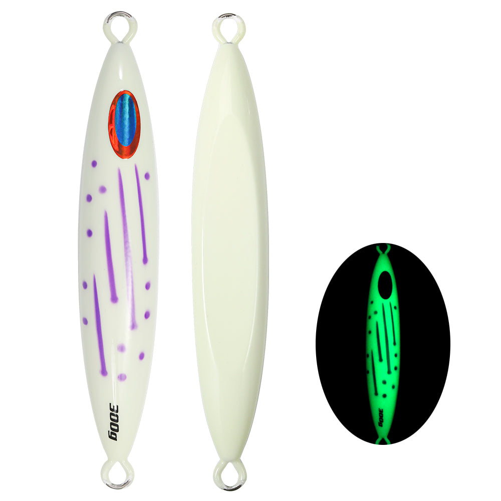 JIGGINGPRO 300g/400g Slow Skip Deep Sea Jig Heavyweight Slow Fall Metal JIg
