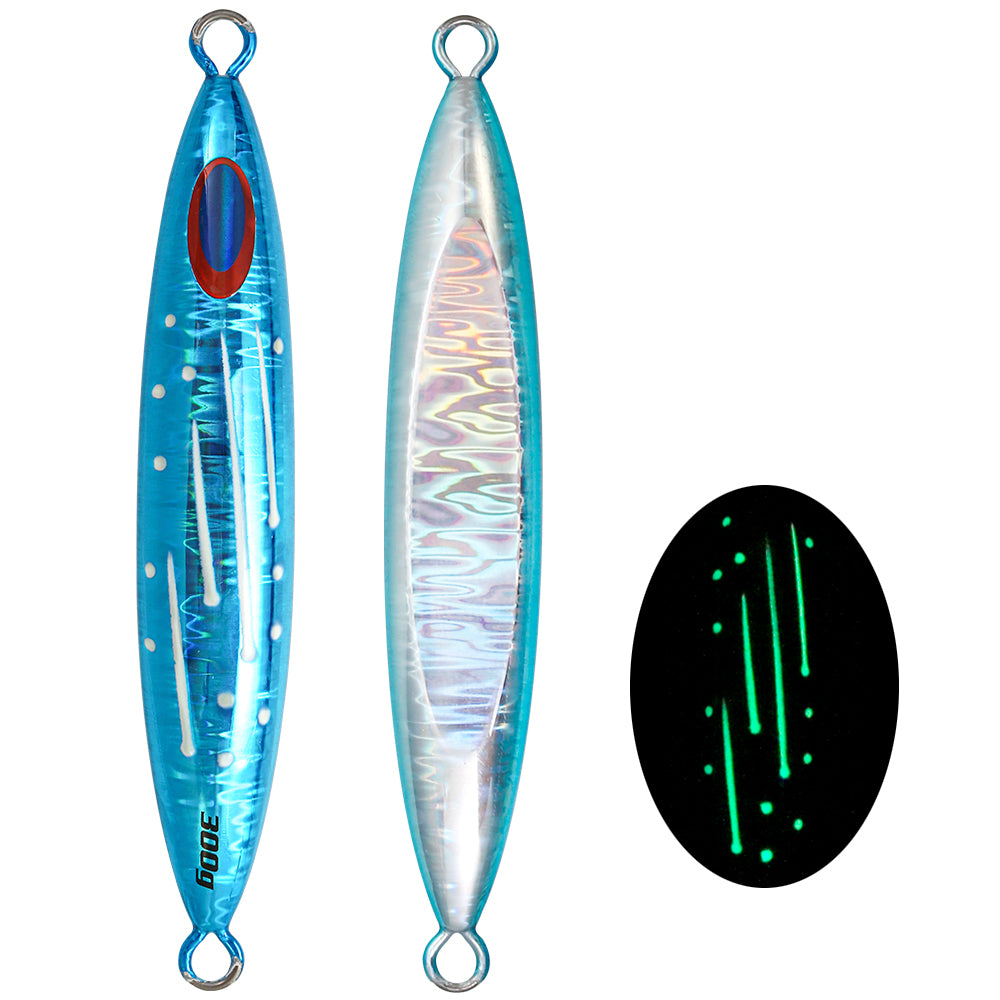 JIGGINGPRO 300g/400g Slow Skip Deep Sea Jig Heavyweight Slow Fall Metal JIg