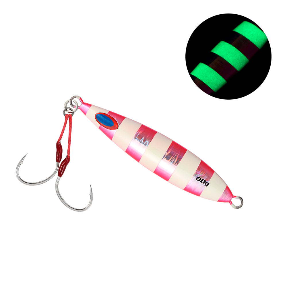 JIGGING PRO 60g 80g 100g 150g 200g Slow Jigs Sea Fishing Lure