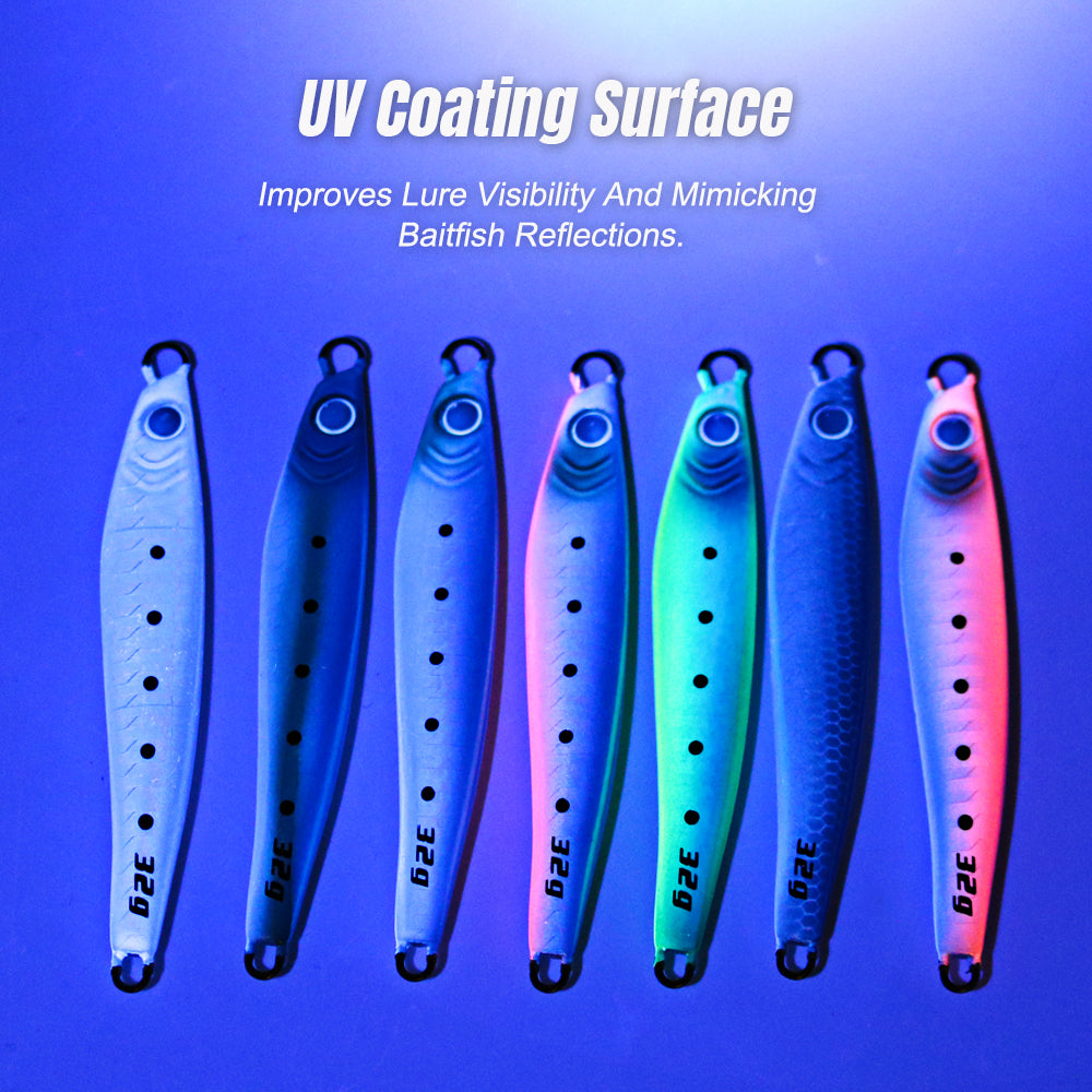 JIGGING PRO 22g 32g 42g 52g JUGULO Fast Sinking Jigs Long Casting Shore Jigging Metal Jig