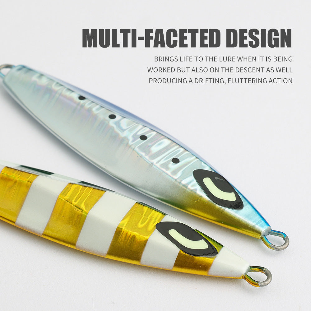 JIGGING PRO Slow Jigging Lure 100g 130g 160g 200g Japan Design Ocean Stinger Wing Lure Metal Jig