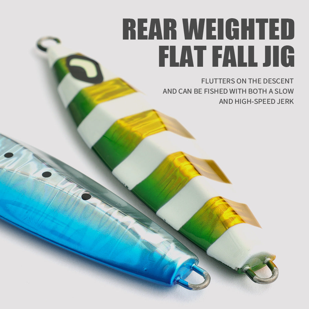 JIGGING PRO Slow Jigging Lure 100g 130g 160g 200g Japan Design Ocean Stinger Wing Lure Metal Jig