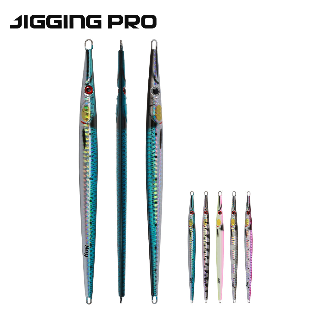 JIGGINGPRO 40g 60g 80g 100g 150g Needle Jig Saltwater Jigging Lure
