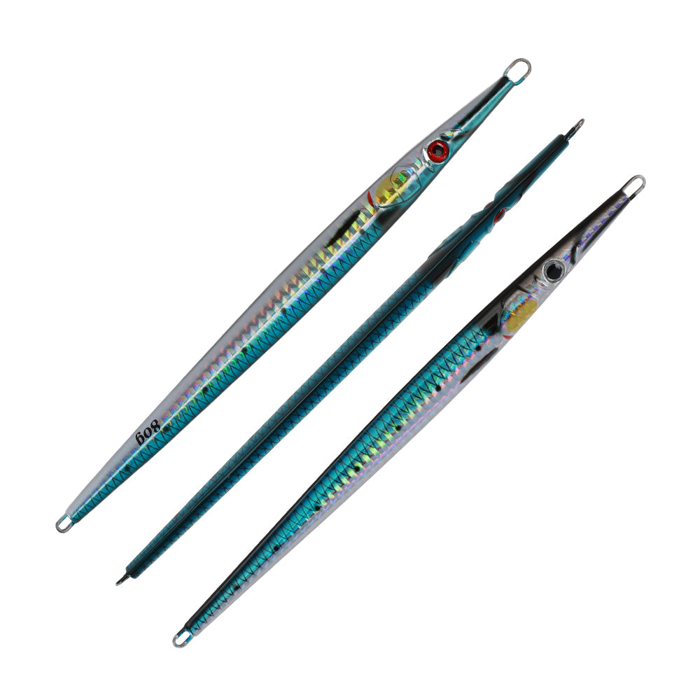 JIGGINGPRO 40g 60g 80g 100g 150g Needle Jig Saltwater Jigging Lure