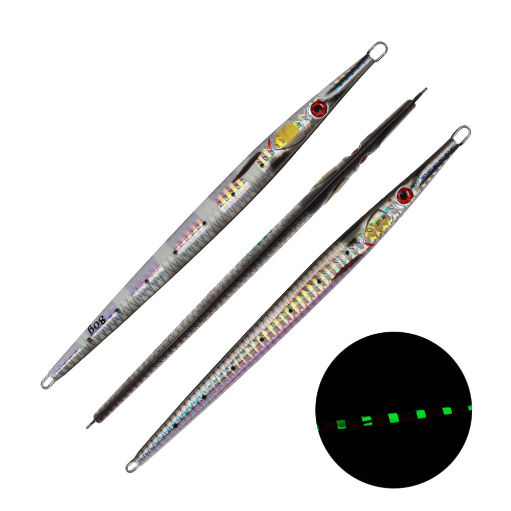 JIGGINGPRO 40g 60g 80g 100g 150g Needle Jig Saltwater Jigging Lure