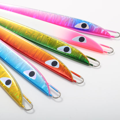 JIGGING PRO Vertical Jigging Lure Saltwater Metal Jig 75g 95g 115g D3 Semilong