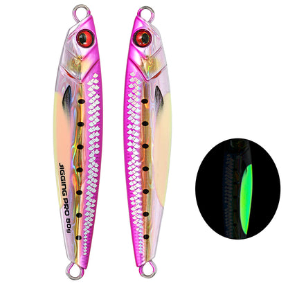 JIGGING PRO 3D Print Real Scale Long Casting Metal Jigs 40g 60g 80g Shore Jigging Lure