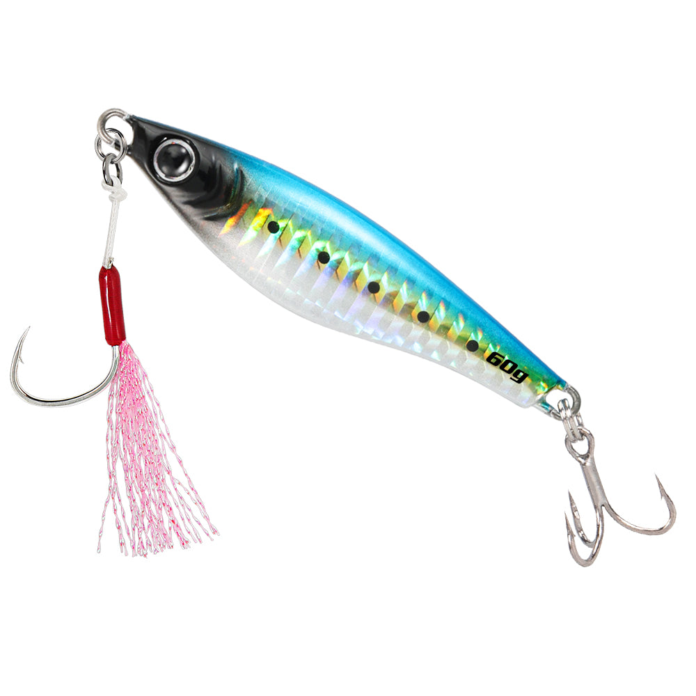 JIGGING PRO 20g 30g 40g 60g JUGULO Wide Casting Jig