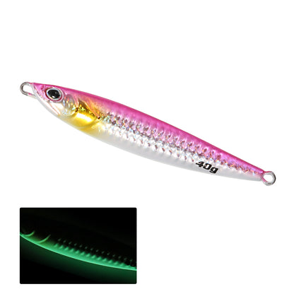 JIGGING PRO S-CAST 40g Long Casting Jig S Shape Shore Jigging Lure Saltwater Metal Jig Mackerel Tuna Seabass