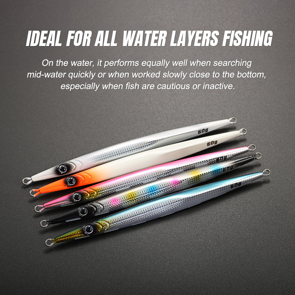 JIGGING PRO 60g 80g 100g Idoshi Jig Speed Jigging Lure Shore Casting Fishing Lure