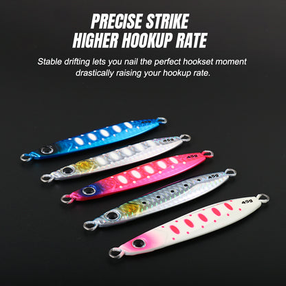 JIGGING PRO Sacrifice II Light Jigging Metal Lure - 45g/60g High-Response Vertical Jig