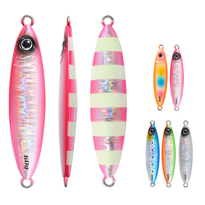 JIGGING PRO Metal Jig 40g 60g 80g  Slow Fall Fishing Lure