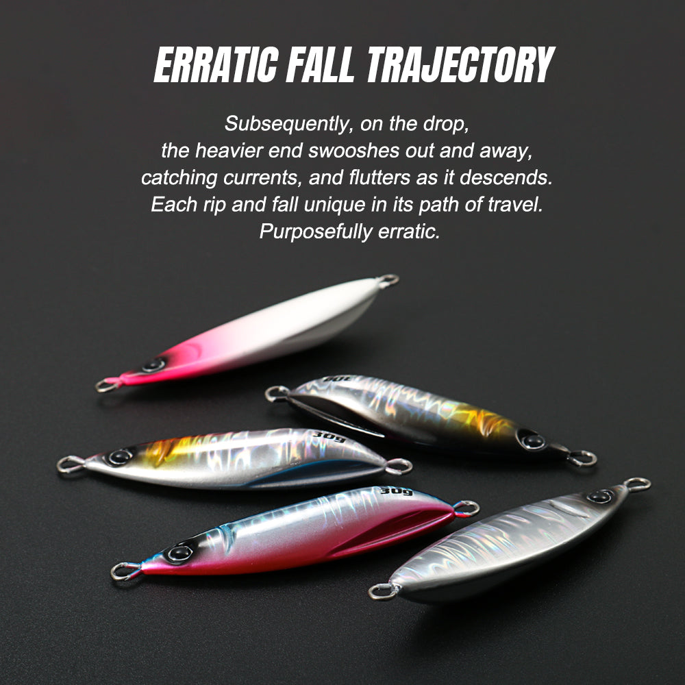 JIGGING PRO KO Zakana SL Compact Metal Jig - 20g/30g/40g High-Attraction Slow Fall Lure