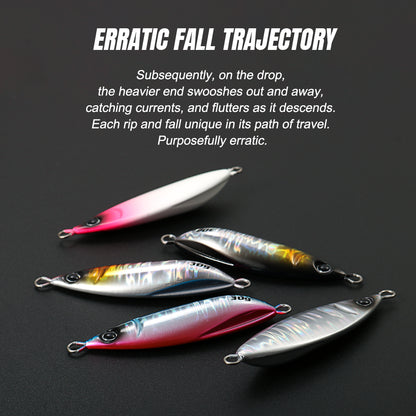 JIGGING PRO KO Zakana SL Compact Metal Jig - 20g/30g/40g High-Attraction Slow Fall Lure