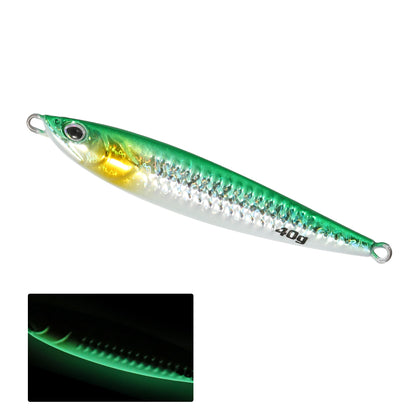 JIGGING PRO S-CAST 40g Long Casting Jig S Shape Shore Jigging Lure Saltwater Metal Jig Mackerel Tuna Seabass