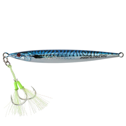 JIGGING PRO Slow Jigging Lure Horizontal Fall Metal Jig 60g 80g 100g Shuttle