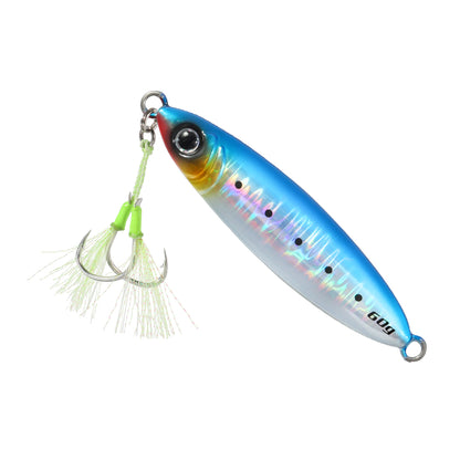 JIGGING PRO Metal Jig 40g 60g 80g  Slow Fall Fishing Lure