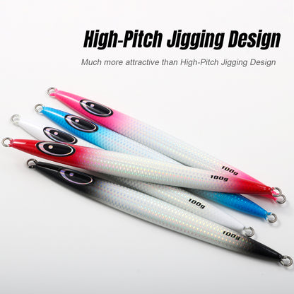 JIGGING PRO Saltwater Jigging Lure Vertical Speed Jigs 100g 150g 200g 250g 300g 400g Metal Jigs Super Rocket