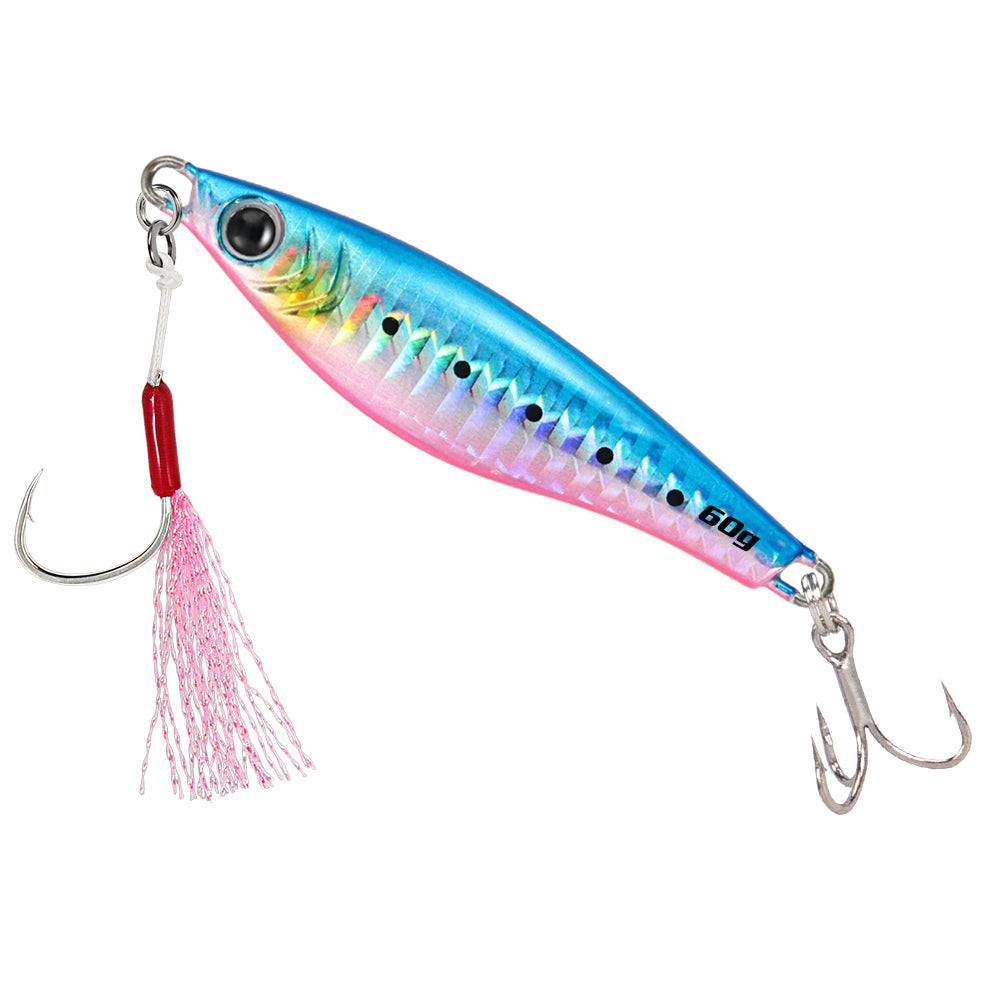 JIGGING PRO 20g 30g 40g 60g JUGULO Wide Casting Jig