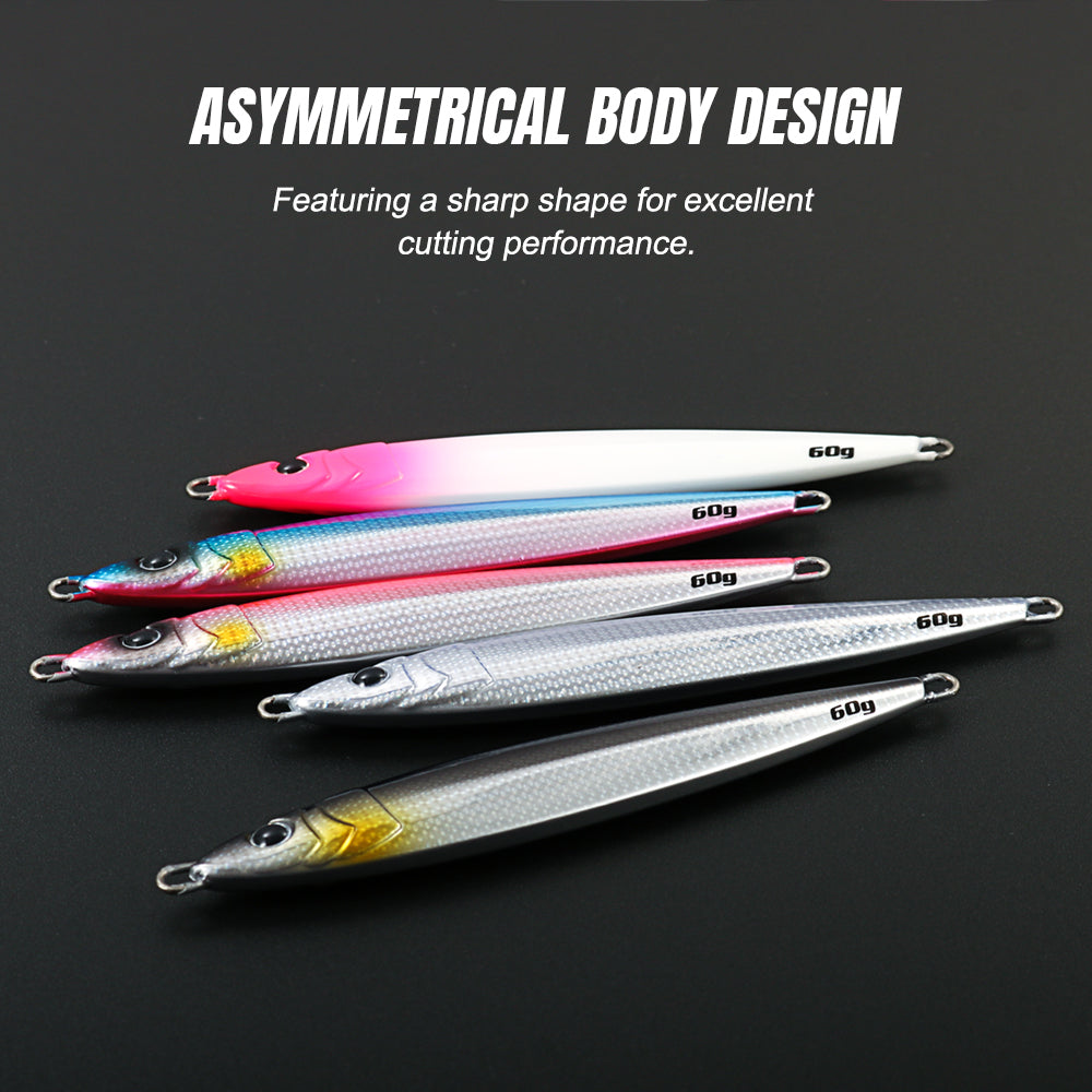 JIGGING RPO 30g 40g 60g 80g FIRST Jig Shore Jigging Lure Saltwater Fishing Tackle