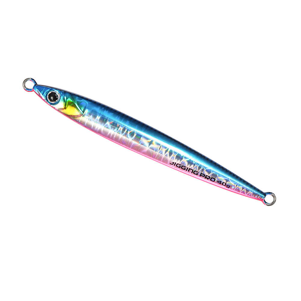 JIGGING PRO Metal Jig Shore Jigging Lure Saltwater Fishing Bait 40g 60g Slide Stick