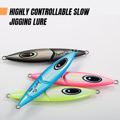 JIGGING PRO 80g 100g 120g 150g Cranky Slow Jigging Lure Saltwater Fishing Slow Jigs Sea Fishing Lures