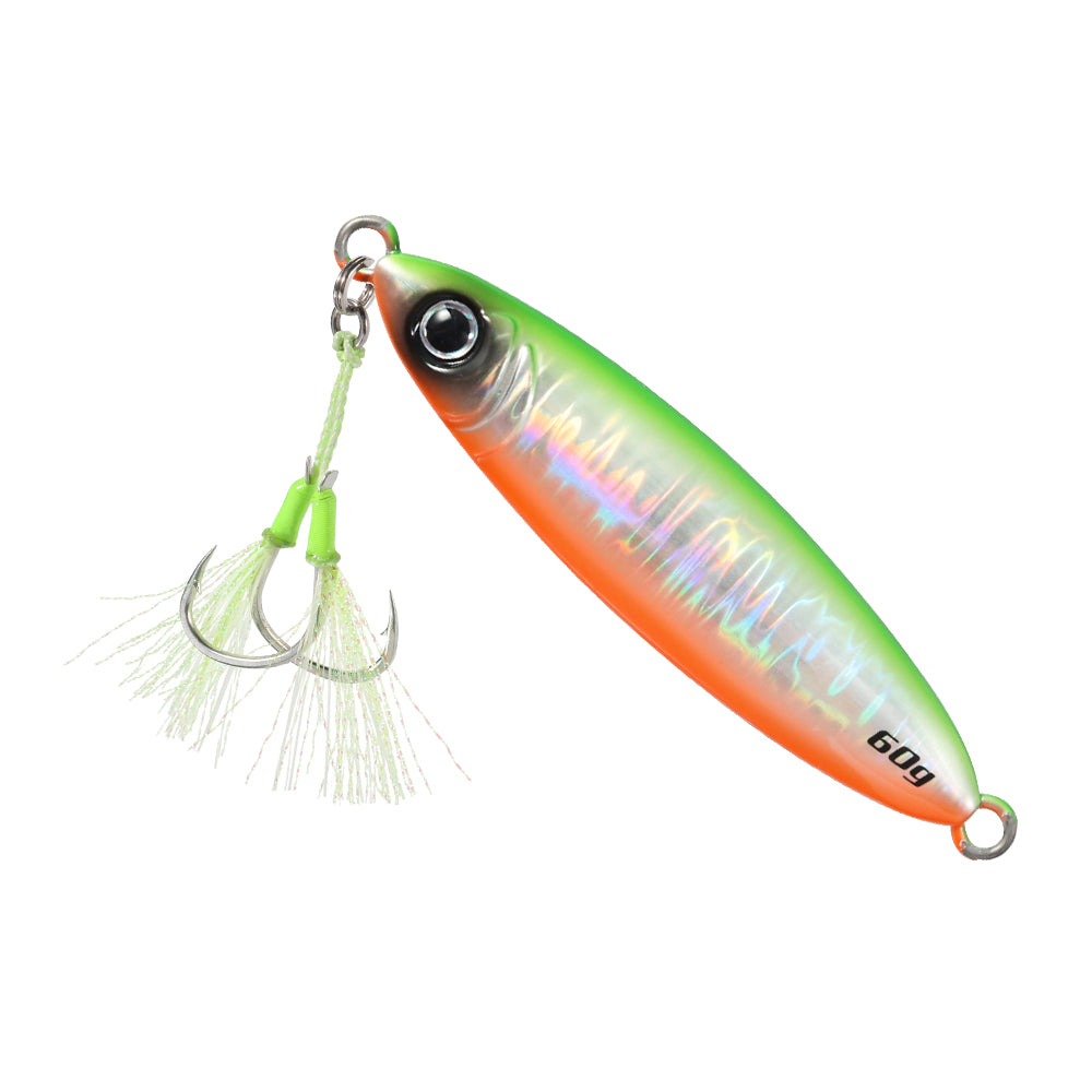 JIGGING PRO Metal Jig 40g 60g 80g  Slow Fall Fishing Lure