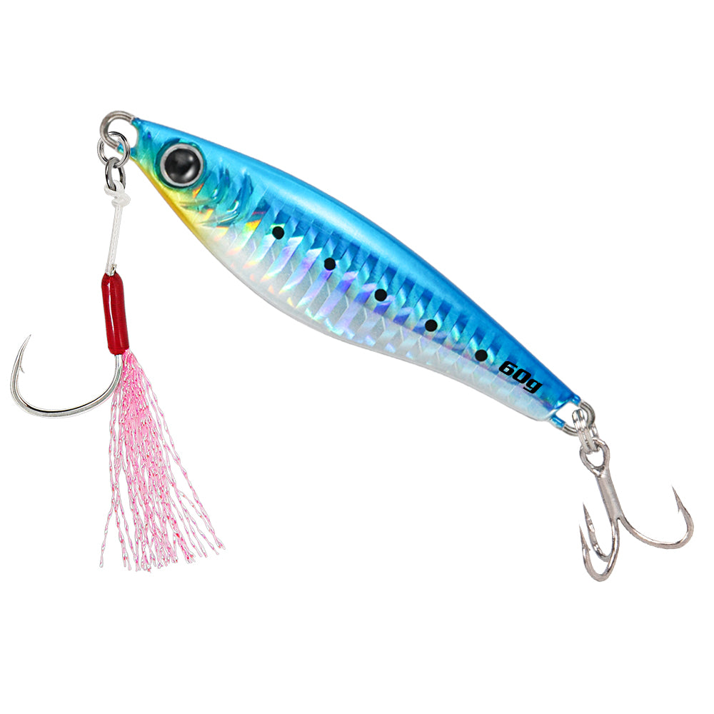 JIGGING PRO 20g 30g 40g 60g JUGULO Wide Casting Jig