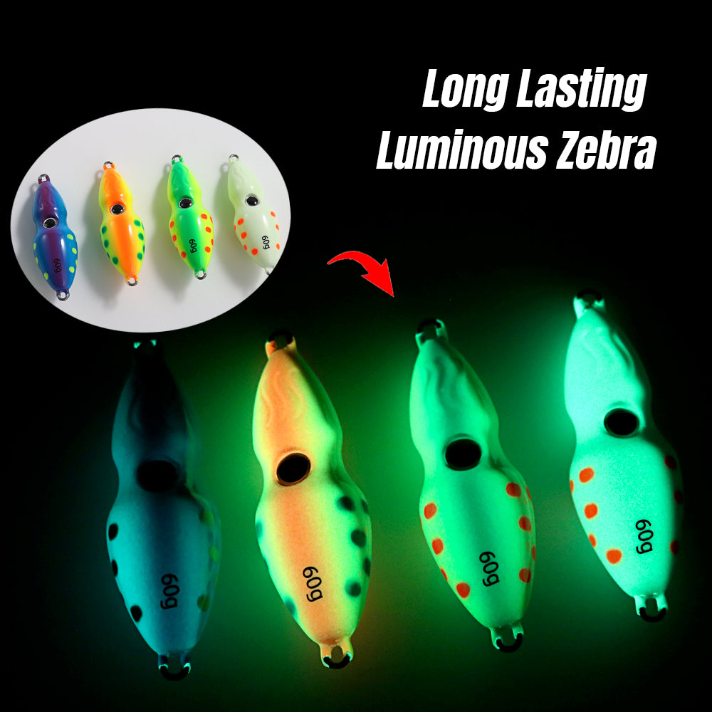 Gourd Slider Jig 45g & 60g with Skirted Hooks | JIGGING PRO