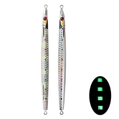 JIGGING PRO Long Casting Fast Sinking Metal Jig 100g 120g Vertical Needle Jigs Sea Jigging Lure Artificial Fishing Lure