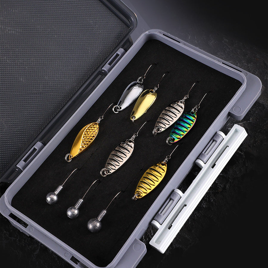 JIGGING PRO Slim EVA Foam Tackle Box for Jig Heads & Micro Jigs