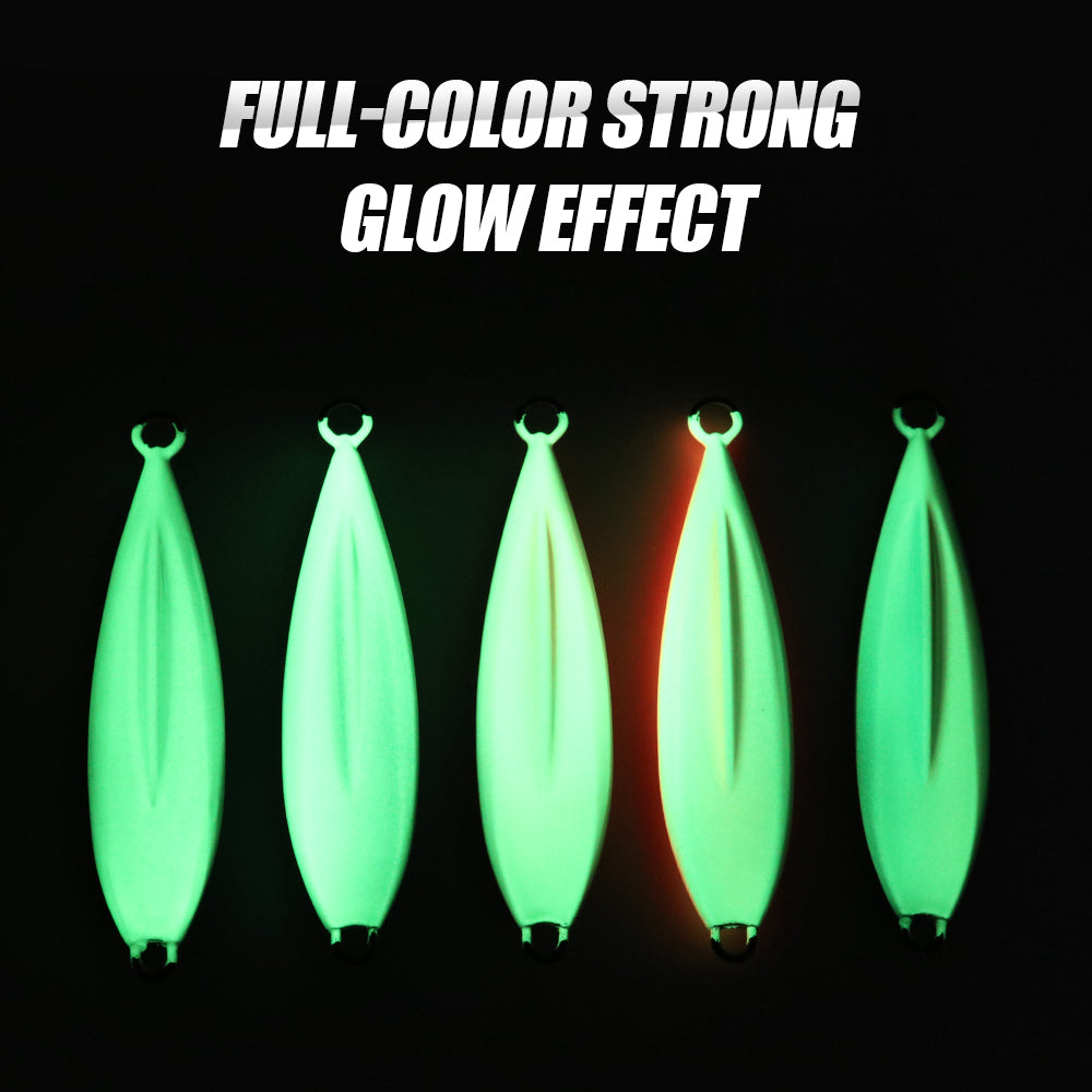 JIGGING PRO 60g 80g 100g 150g 200g Slow Flat Fall Metal Jig Slow Jigging Lure