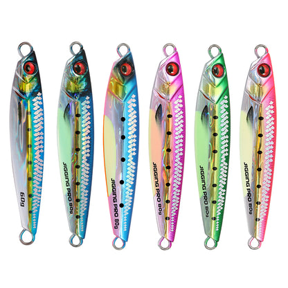 JIGGING PRO 3D Print Real Scale Long Casting Metal Jigs 40g 60g 80g Shore Jigging Lure