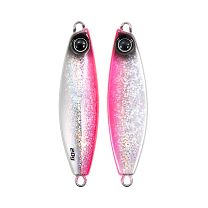 JIGGING PRO Shot Slow Wide Style Metal Jig - 20g/30g/40g/60g Shore Slow Lure Sea Fishing Bait