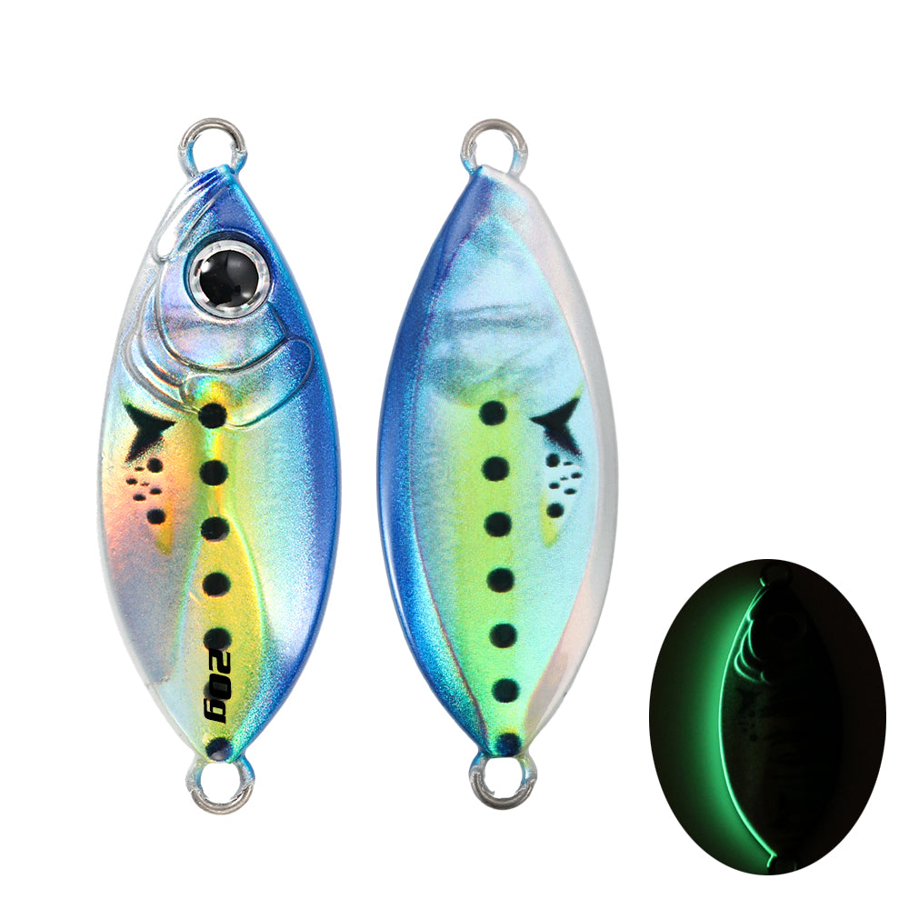 JIGGING PRO 3D Printed Micro Jig - 20g/40g/60g Ultra-Realistic Saltwater Casting Lure
