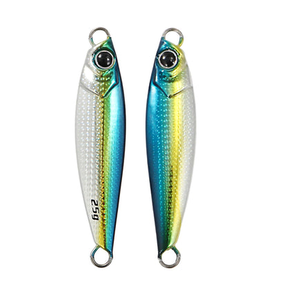 JIGGING PRO Saltwater Metal Cast Micro Jig Spoon Lure 10g 14g 22g 25g 30g 40g Artificial Bait Shore Slow Jigging Fishing Lures Fish Tackle