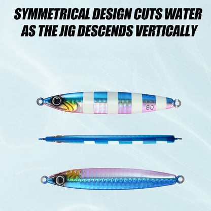 JIGGING PRO Tungsten Jig Saltwater Fishing Metal Jig Lure 30g 40g 60g 80g
