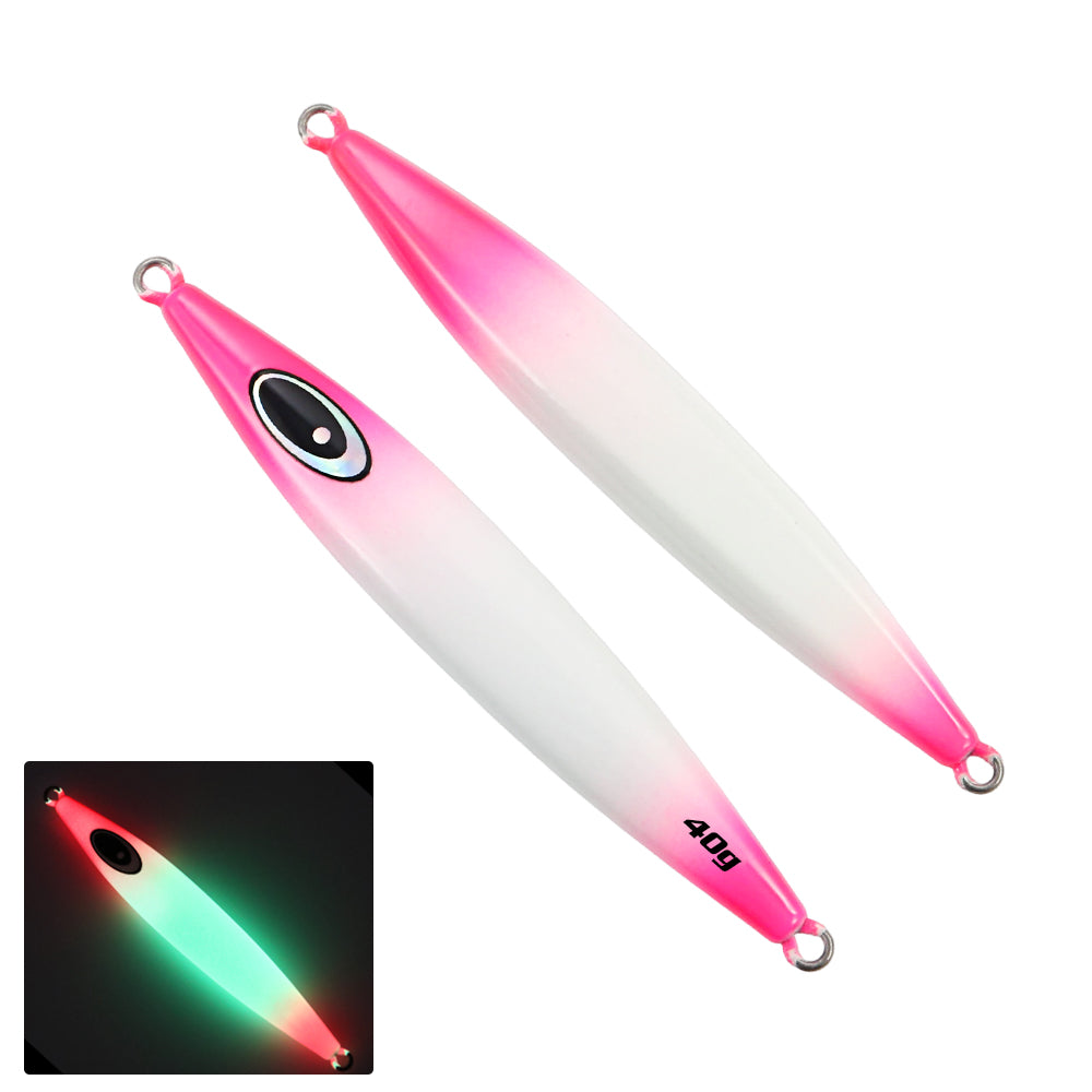 JIGGING PRO Asymmetrical Metal Jig - 40g/60g/80g/100g Saltwater Vertical & Casting Lure