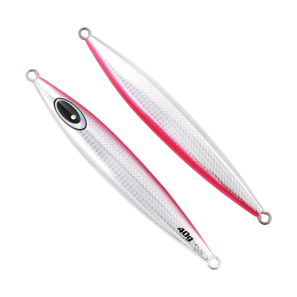 JIGGING PRO Asymmetrical Metal Jig - 40g/60g/80g/100g Saltwater Vertical & Casting Lure