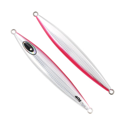 JIGGING PRO Asymmetrical Metal Jig - 40g/60g/80g/100g Saltwater Vertical & Casting Lure