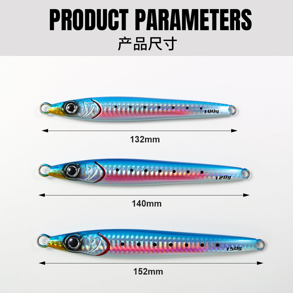 JIGGING PRO Metal Jig Saltwater Fishing Lure 100g 120g 150g Coso Jig SL