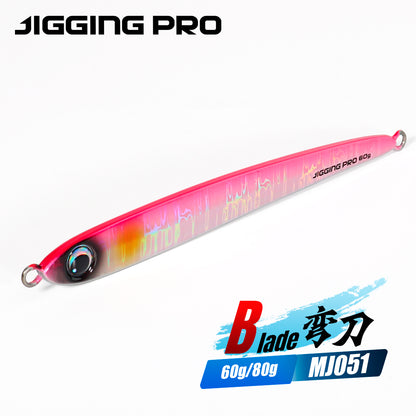 JIGGING PRO  Metal Jigs Fishing Lure  45g 60g 80g Blade Jig