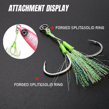 JIGGING PRO Metal Jig 40g 60g 80g  Slow Fall Fishing Lure