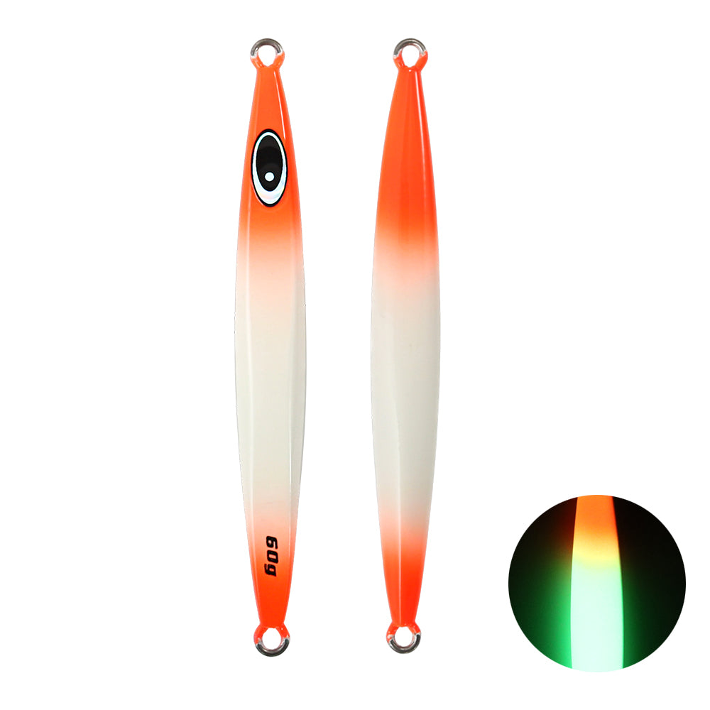 JIGGING PRO Javelin Jet Metal Jig - 60g/90g High-Speed Slim Vertical Jigging Lure