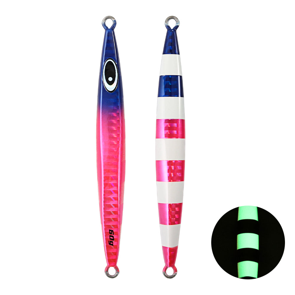 JIGGING PRO Javelin Jet Metal Jig - 60g/90g High-Speed Slim Vertical Jigging Lure