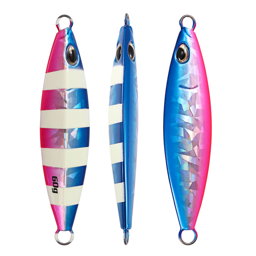 JIGGING PRO 60g 80g 100g KOIKA Jig Slow Jigging Lure Saltwater Metal Jig